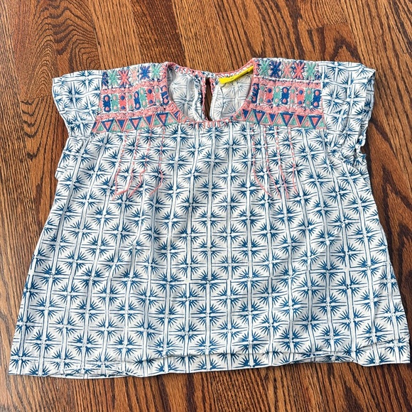 Roller rabbit top with embroidery - Picture 1 of 4